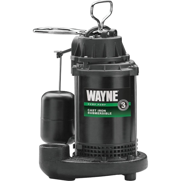 Wayne Water Systems Wayne Water System 1/2 HP 115V Cast-Iron Submersible Sump Pump CDU800-56270 - main